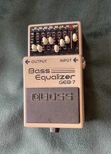 Boss Bass Equalizer GEB-7 ベースイコライザー　送料込み