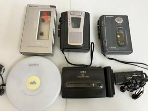 （Y-26） SONY カセットレコーダー、CD WALK MAN含む ５個まとめ