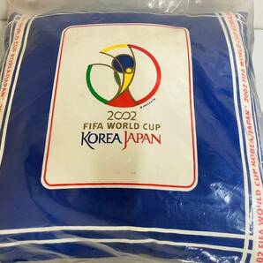 （Y-130） 未使用 FIFA WORLD CUP2002 KOREA JAPAN クッションの画像4