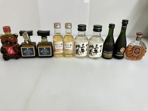 （Y-9）ウイスキーローヤル、麦焼酎、ブランデー他 まとめ10本