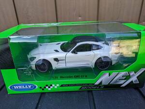 メルセデス AMG GT R WELLY NEX ホワイト 白 1/24 ミニカー モデルカー Mercedes-AMG GT-R Benz ベンツ