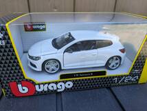 フォルクスワーゲン シロッコ R Bburago ホワイト 1/24 ミニカー モデルカー ブラーゴ Volkswagen Scirocco R_画像1