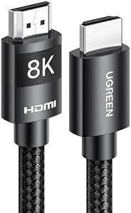 UGREEN hdmi 2.1 hdmiケーブル 2m 8K HDMI 超高速 48Gbps 8K@60Hz 4K@240Hz 1