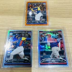 3枚セット 25枚限定ほか WBC topps 2023 World baseball classic 2023 perez machad cabrera non auto 直筆サイン以外