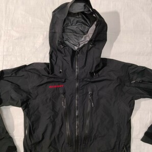 MAMMUT マムート GORE-TEX GLACIER Pro Jacket ゴアテックス グレイシャー プロ ジャケット ブラックparka s アルパイン 防水 パーカの画像3