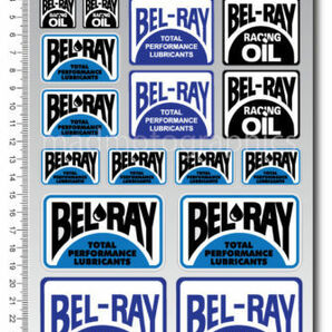 ★送料無料★Bel Ray ベルレイ ステッカー シール デカール シートの画像4