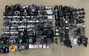【お得品！ジャンクカメラ大量おまとめ】フィルムカメラ/デジタルカメラ/一眼/Canon/Nikon/MINOLTA/OLYMPUS/KONICA/YASHICA/PENTAX他　