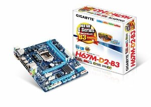 【中古】 GIGABYTE intel H67 B3ステッピング LGA1155 GA-H67M-D2-B3