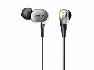 [ used ] SONY kana ru type earphone silver XBA-30 S