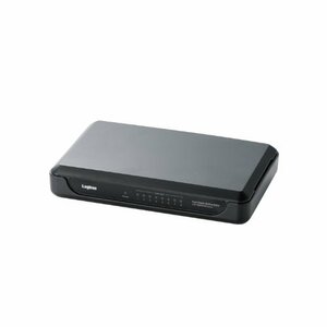 【中古】 ロジテック スイッチングハブ (LANハブ) Giga対応 8ポート AC電源 LAN-GSW08/PHB