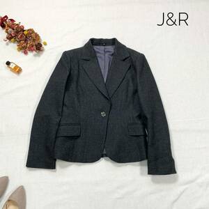  beautiful goods * carefuly selected adult casual! regular price 2 ten thousand J&R J&R wool tailored jacket black M size corresponding 