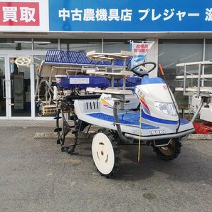 （滋賀） イセキ 6条植え 田植機 さなえ PZ60 HGRLF 225時間 オプション多数 施肥機 Zターン オートリフト 中古の画像1