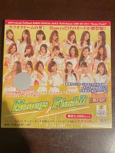【未開封】2014年BBM福岡ソフトバンクホークスオフィシャルダンスチーム　Honeys Flash セット