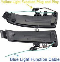 ベンツ用 LED バックミラーランプ インジケーターライト サイドマーカー シーケンシャルウインカー 流れるタイプ ダイナミック_画像5