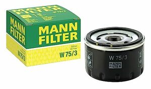 マンフィルター(MANN FILTER) オイルフィルター W75/3