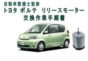 トヨタ ポルテ用 スライドドア リリースモーター