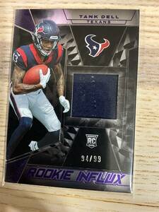 /99 panini 2023 BLACK NFL TANK dell ジャージーカード　ルーキー　rookie