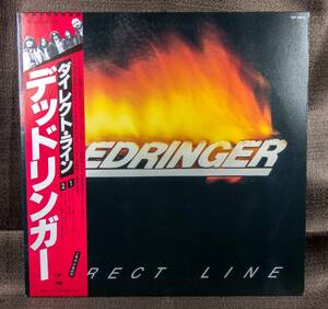 【帯付】DEDRINGER　デッドリンガー　日本盤 W/L PROMO LP　DIRECT LINE [DINDISC　VIP-6973]