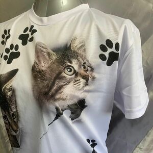♪♪♪猫ちゃんプリントTシャツ♪♪♪オシャレ&かわいい☆