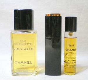 CHANEL シャネル 香水 オードトワレ クリスタル 100ml / No5 20ml / No5 20ml レフィル　3点セット