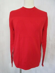 ８０３　アルマーニエクスチェンジ　赤色　長袖セーター　XSサイズ