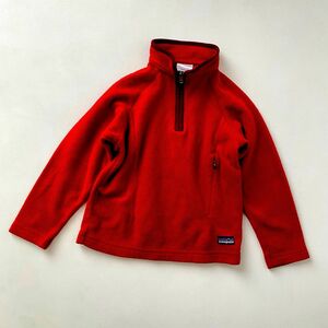 Patagonia キッズ　ハーフジップ　フリース　パタゴニア　ヴィンテージ トップス ハーフジップ フリース キッズ