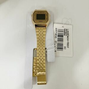 【電池未交換新品】CASIO カシオ LA680WGA-9BDF 腕時計 ゴールド (2)