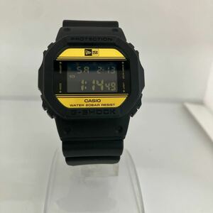 【電池未交換美品】G-SHOCK CASIO カシオ DW-5600NE-1 腕時計 ニューエラコラボ