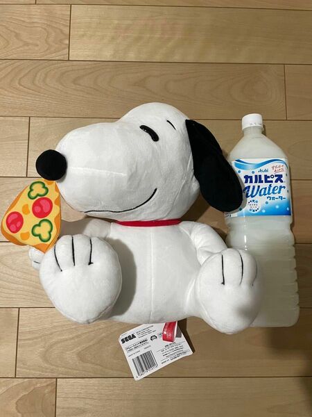 スヌーピー　SNOOPY ぬいぐるみ　特大　大きい　アミューズメント　専用景品　非売品　ピザ