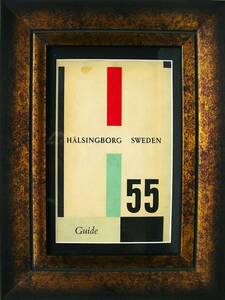 伝説の展示会!!「H55」会場カタログ◆額装品◆ヘルシングボリ展1955◆Helsingborg Exhibition 1955◆英語版◆sweden◆貴重・入手困難