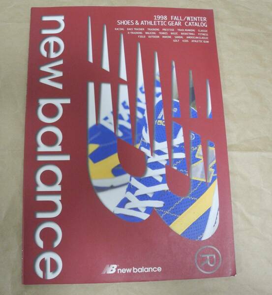 1998年 fall/winter newbalance catalog ニューバランス カタログ m1600 m1400 m730 m990 m877 m760 m1200 running tennis