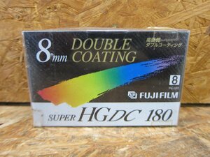 * new goods unused Fuji Film FUJIFILM P6-180 F DCHG SUPERHGDC 8mm videotape 2 ps present condition goods *B24