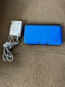 K【中古品】Nintendo 任天堂 3DS LL 本体 SPR-001（JPN）ブルー/ブラック 充電器付 初期化済 通電動作確認済 タッチペン無し