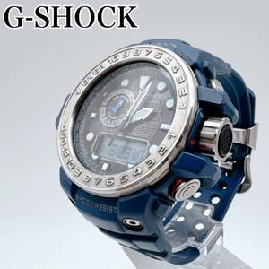 1スタ〜 【入手困難】G-SHOCK ジーショック ガルフマスター GWN-1000 電波ソーラー センサー レアカラー 希少品 クロノグラフ ブルー 青