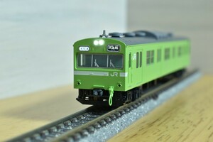 TOMIX 97935 クハ103（ユニットサッシ銀）JR103系通勤電車(JR西日本仕様・混成編成・ウグイス)セットばらし 1両 トミックス 