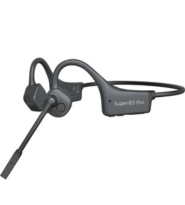 骨伝導イヤホン SuperQ3pro Bluetoothマイク付きCVC8.0ノイズキャンセリング耳掛け式 耳を塞がない急速充電防水防塵 超軽量日本語説明書A34