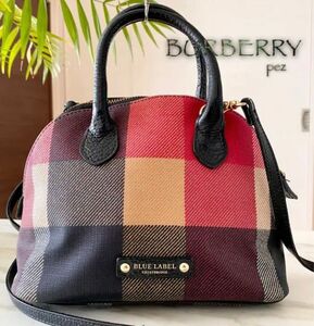 BURBERRY★バーバリー BLUE LABEL ★ブルーレーベルクレストブリッジ　★ショルダーバッグ人気カラー★