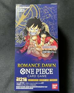 未開封BOX/ONE PIECEカードゲーム ブースターパック ROMANCE DAWN【OP-01】/ロマンスドーン/ONE PIECE CARD GAME/ワンピース/ワンピカード