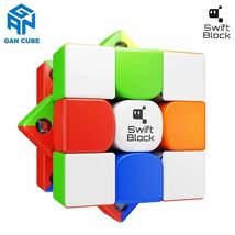 ルービックキューブ GAN Swift Block 355S スピードキューブ立体パズル磁石搭載　知育玩具 脳トレ パズル 競技用 _画像1
