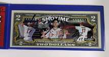 アメリカ 限定2ドル紙幣 大谷翔平 SHOHEI OHTANI Shotime サイン 法定通貨 限定品 USA 証明書&ホルダー付き 新品レア 即決 送料込み_画像2