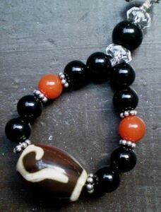 *. meaning heaven .* onyx x car ne Lien strap natural stone Power Stone 