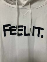 希少 サイズ 4 SACAI x Eric Haze FEEL IT. Hoodie XL WHITE サカイ エリックヘイズ コラボ プルオーバーパーカー_画像4