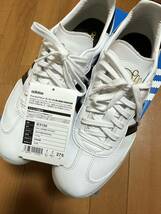 極美品adidas アディダス サンバ DILL SAMBA PATENT WHITE 9 1/2 9.5 27.5 スニーカー IE5158 LEATHER _画像3