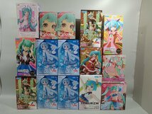 【未開封】 初音ミク フィギュア 15点 まとめ売り AMP/Luminasta/雪ミク/ビターパティシエ/SPM/プロセカ [6-3] No.9917_画像1