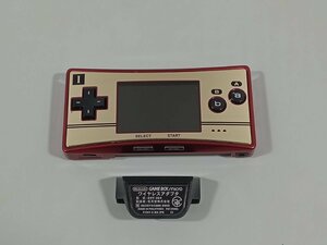 【簡易動作確認のみ・難あり】 任天堂 ゲームボーイミクロ OXY-001 ファミコンカラー ワイヤレスアダプタ 2点まとめ売り [11-3] No.9983