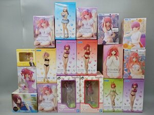 【未開封】五等分の花嫁 フィギュア 18点 まとめ売り 夢のひととき フラワーエプロン/ちょこのせ水着 他 [10-4] No.9736