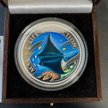 アンティークコイン Palau 1999 Manta Ray 20 Dollars 5oz Silver Coin,Proof★14_画像3