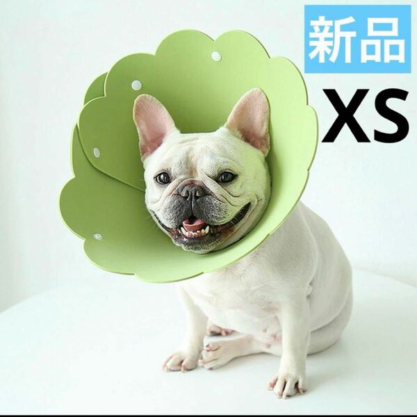 Alien Pet エリザベスカラー 猫用 犬用 ソフト XS グリーン 1枚