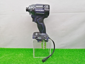 中古品 HiKOKI 日立工機 36V コードレス インパクトドライバ ディープオーシャンブルー WH36DC(NN)(D)