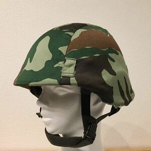 鉄帽覆い 88式鉄帽用 中号サイズ 旧型 熊笹迷彩 陸上自衛隊 ヘルメットカバー